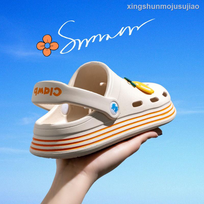 ☆★Dép Sandal Có Lỗ Dễ Phối Đồ Thời Trang Mùa Hè Phong Cách Hàn Quốc Dành Cho Nữ