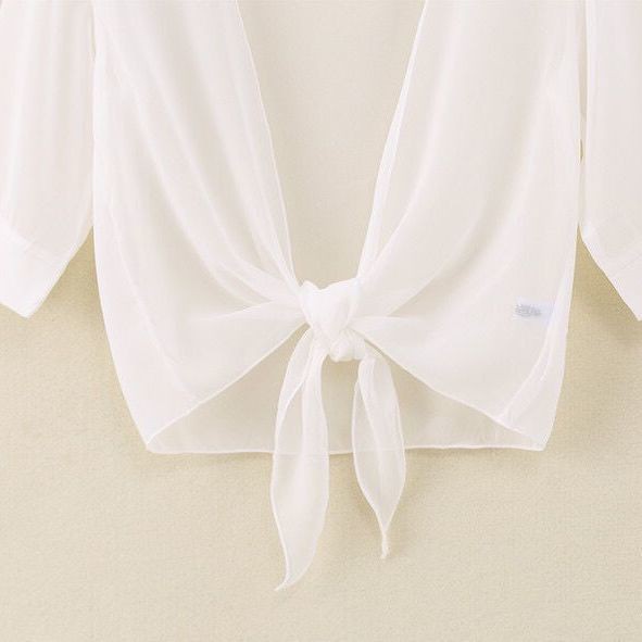 Áo Khoác Cardigan Chiffon Mỏng Dáng Ngắn Chống Nắng | BigBuy360 - bigbuy360.vn