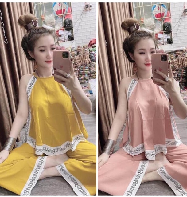 Đồ bộ yếm- Hàng xuất, có hình video thật!