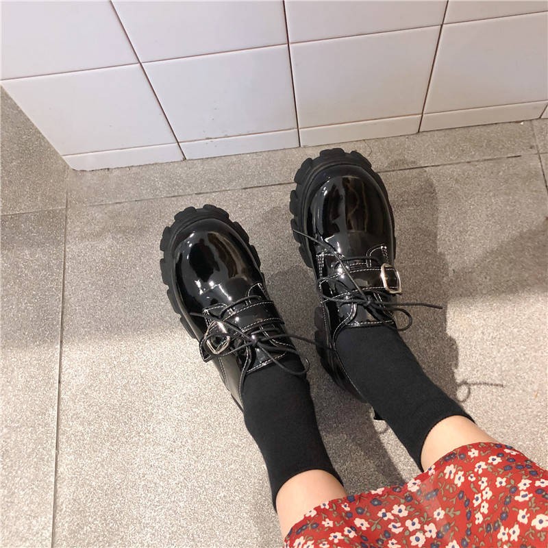 Giày Tây mũi tròn cá tính trẻ trung cho bạn gái | BigBuy360 - bigbuy360.vn