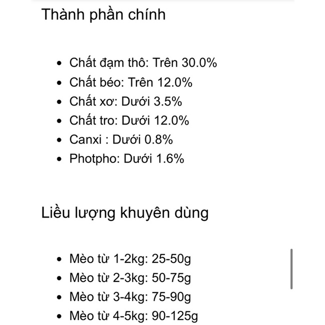 Thức ăn hạt Catsrang Kitten dành cho mèo con 1.5Kg