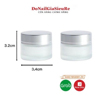Hũ đựng lưu huỳnh thủy tinh, hũ chiết mỹ phẩm 10g ,20g