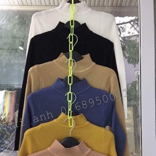 Áo len cổ 3p
