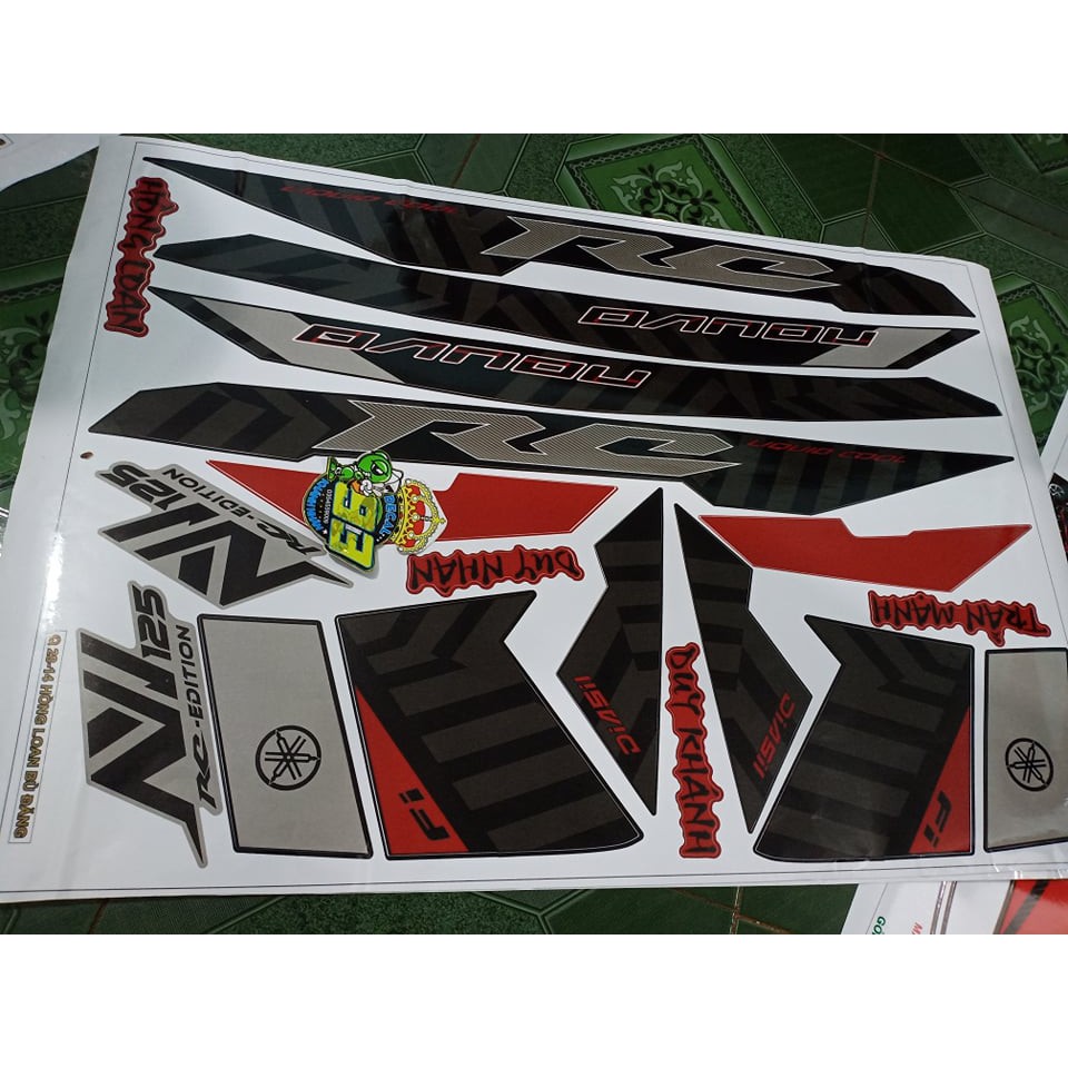 Tem rời nouvo 6 RC đỏ đen