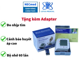 Máy đo huyết áp cổ tay necmed lx800 – dụng cụ đo huyết áp cổ tay tự động