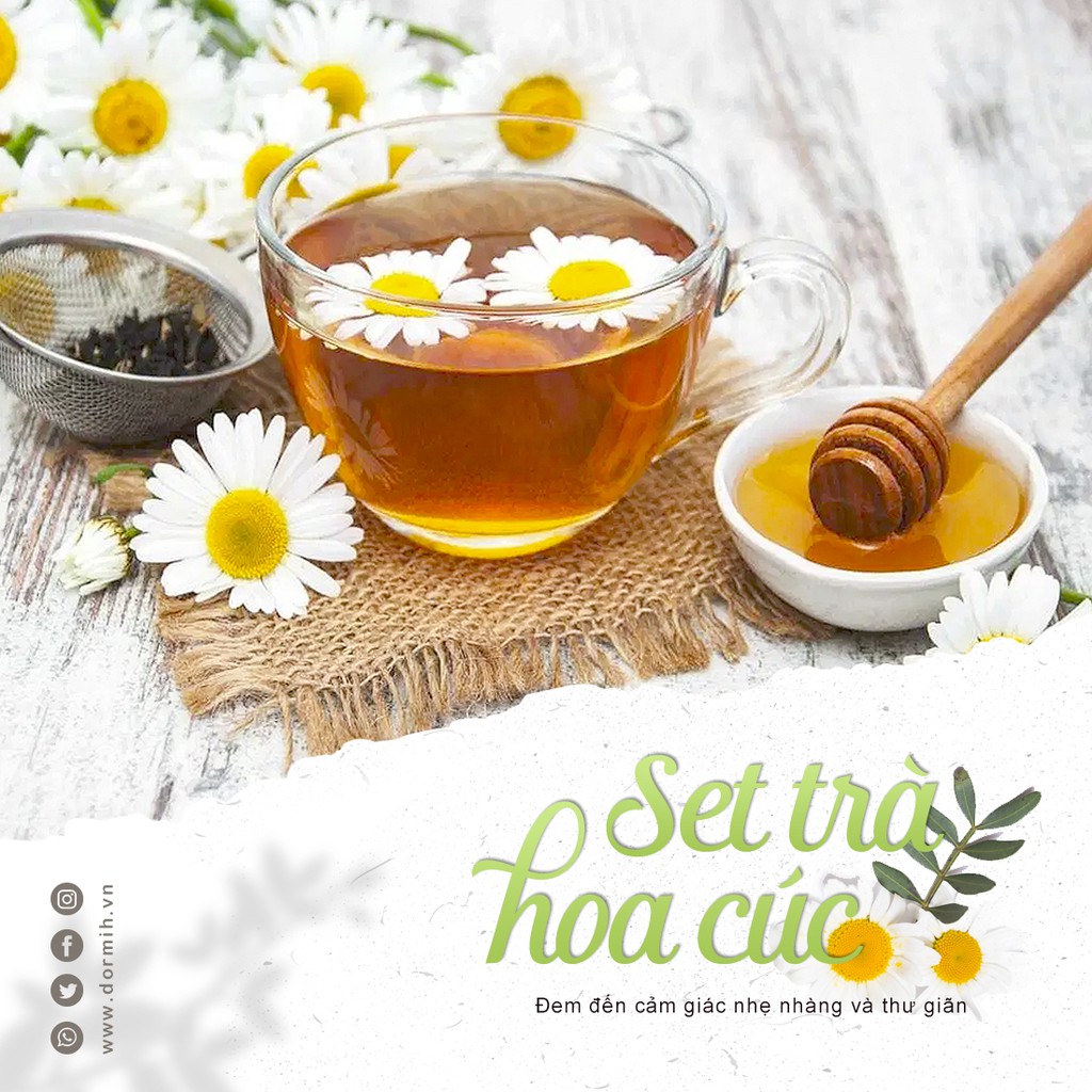 SET TRÀ Hoa cúc | Mix các dòng trà hoa cúc hương thơm tinh tế & thư giãn