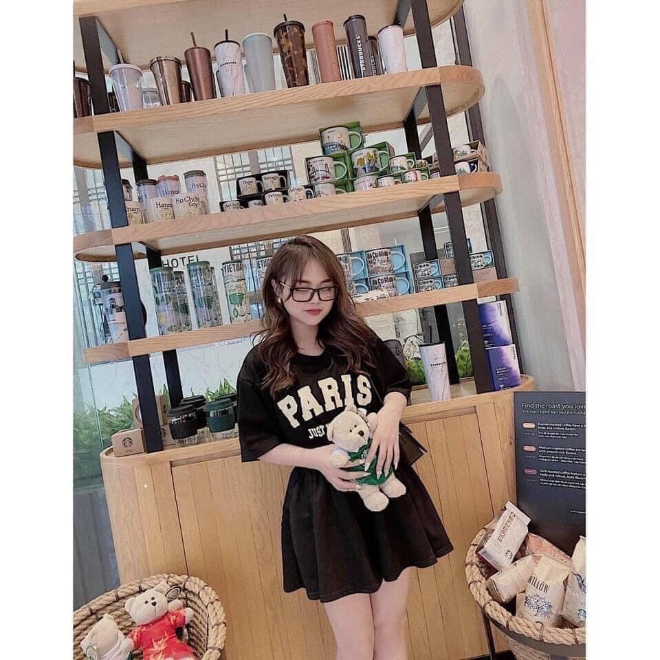 [BÁN SỈ] Set Trang Phục Áo Phông Phối Quần Đùi Dáng Rộng Thoải Mái Chất Cotton Siêu Mát Dành Cho Nữ | BigBuy360 - bigbuy360.vn