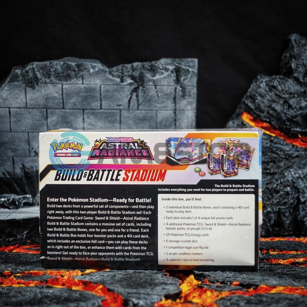 Thẻ bài Pokemon TCG Sword and Shield Astral Radiance Build and Battle Stadium Build Deck Chính hãng Mỹ POKTCGUSBBS04