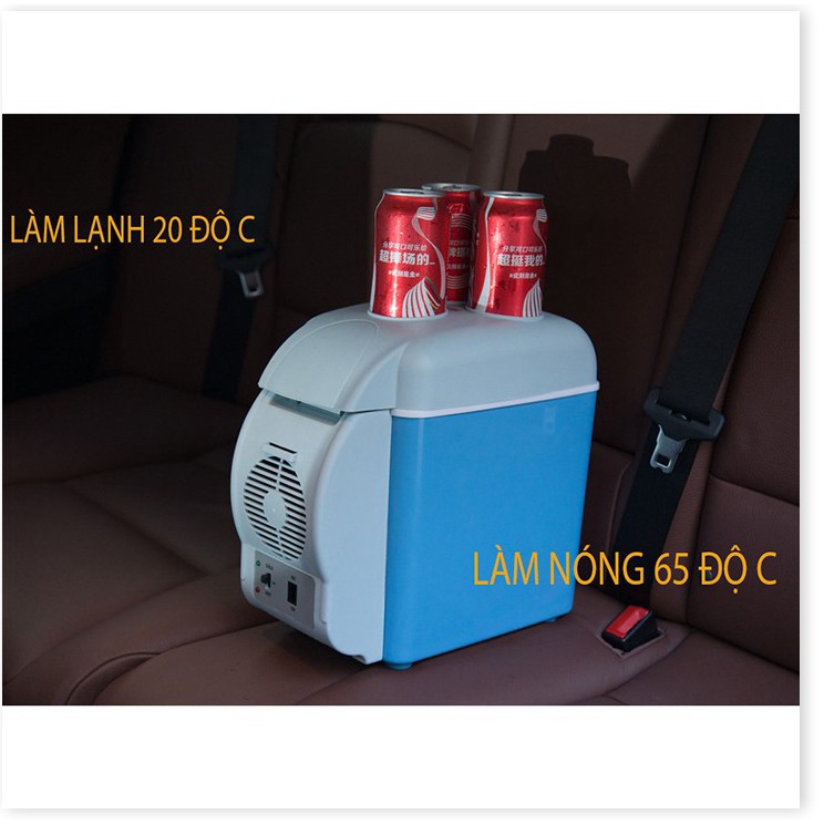 Tủ lạnh mini 🦋FreeShip🦋 Tủ lạnh xe hơi 7.5 lít tiện dụng khi đi xa dùng cho văn phòng nhỏ - ADK