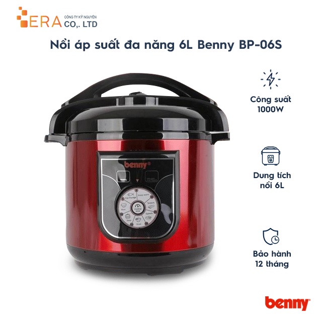 Nồi áp suất đa năng 6 L Benny BP-06S