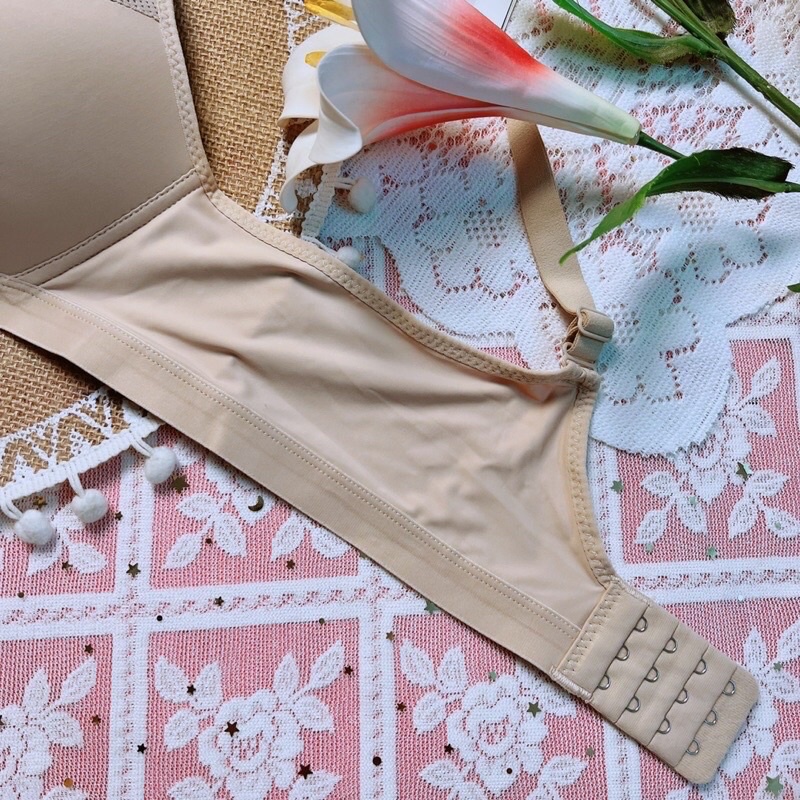 Áo lót nữ định hình đệm mỏng không gọng, áo ngực bản to chống chảy xệ, nâng gom ngực hoàn hảo có video thật ạ