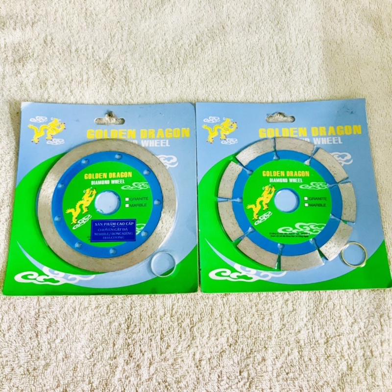 LƯỠI CẮT GẠCH 1,2 TẤC (125mm) ƯỚT, KHÔ GOLDEN DRAGON (RỒNG VÀNG) LOẠI 1, HÀNG CHÍNH HÃNG