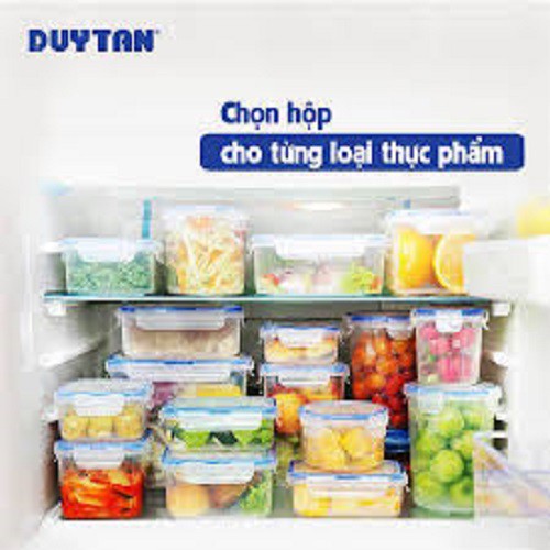 Hộp đựng thực phẩm chữ nhật nhựa DUY TÂN Matsu 2800ml (24 x 19 x 10 cm) - 03253