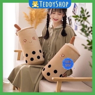 🥛 trà sữa ly nhồi bông dài mềm mịn