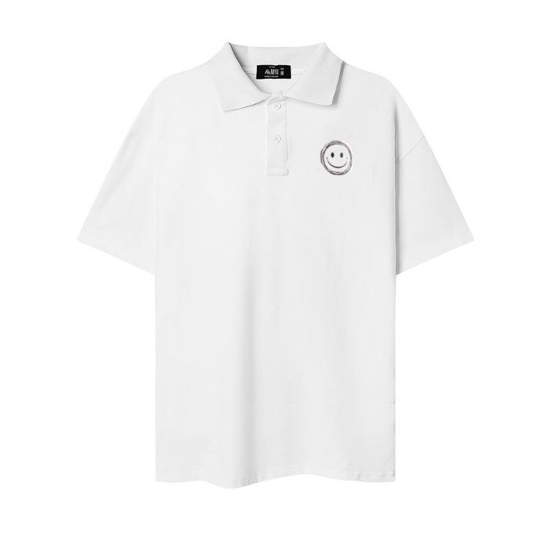 Áo thun Full size❤ polo unisex Mặt cười siêu hot
