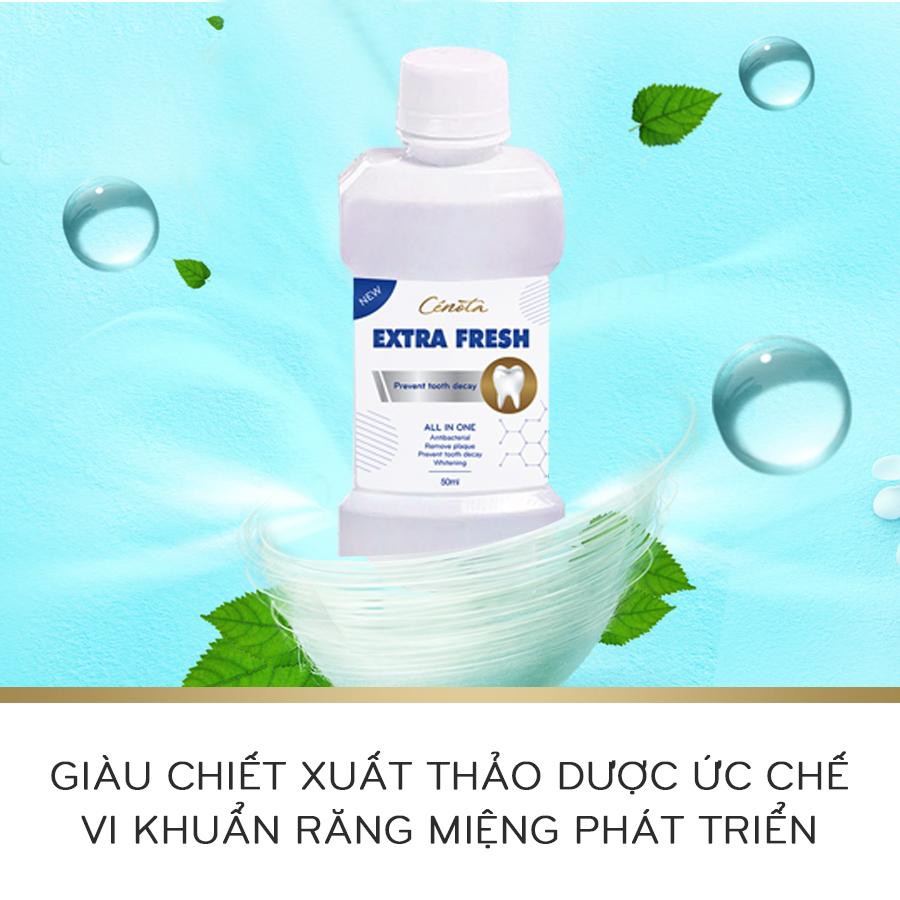 Nước súc miệng Cénota Extra Fresh, nước súc miệng thảo dược thiên nhiên