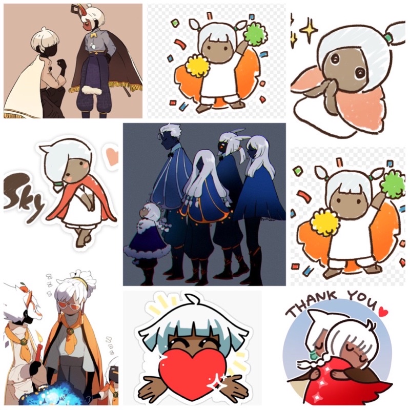 Sticker anime Arknights 30-60 cái ép lụa khác nhau/ ảnh dán Arknights