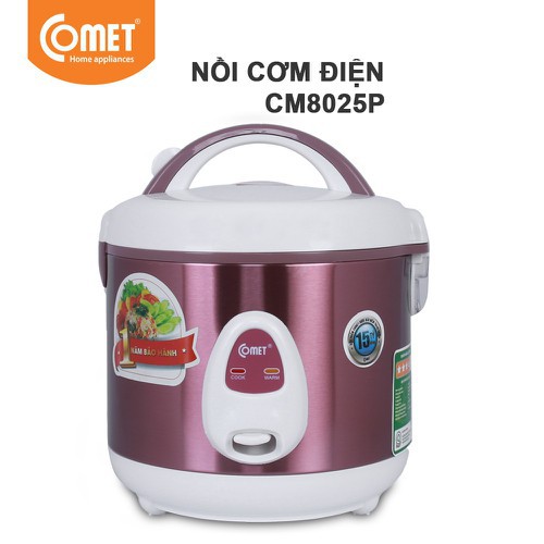 Nồi cơm điện nắp gài 1.0L Comet CM8025