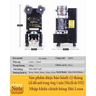 Máy dập cốc tự động Fest RC 95
