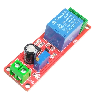 0 đến 10 giây Trì hoãn DC 12 Delay Relay Shield NE555 Timer Delay Switch Relay Module