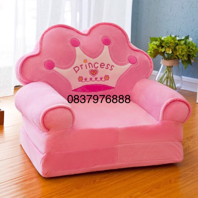 Ghế sofa cho bé hồng vương niệm