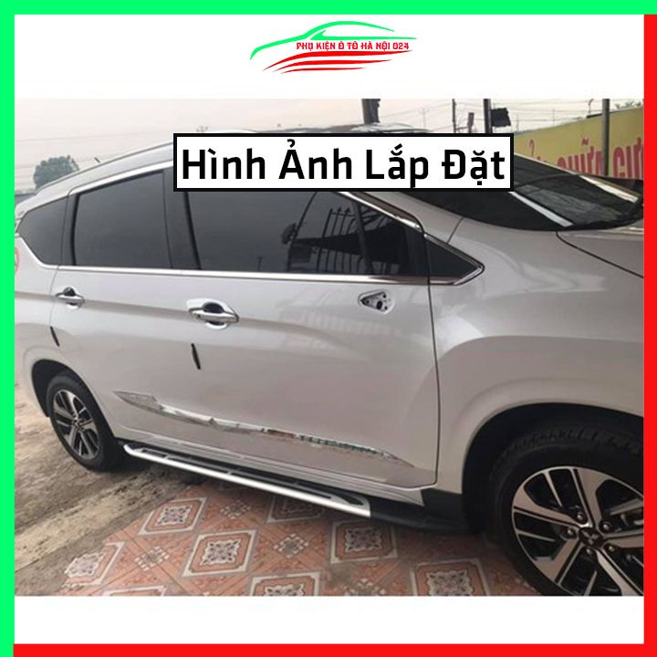 Bộ ốp nẹp sườn Xpander mạ crom trang trí làm đẹp xe