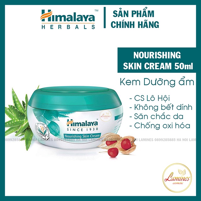 Kem Dưỡng Ẩm Himalaya Lô Hội Cho Da Mềm Mịn Cả Ngày | Himalaya Nourishing Skin Cream 50ml