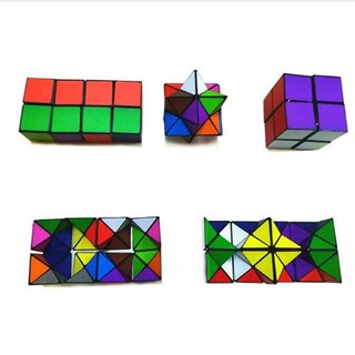 Infinity Cube Toy Magic Unlimited Fold Cube with Triangular Accessory Inside Toy