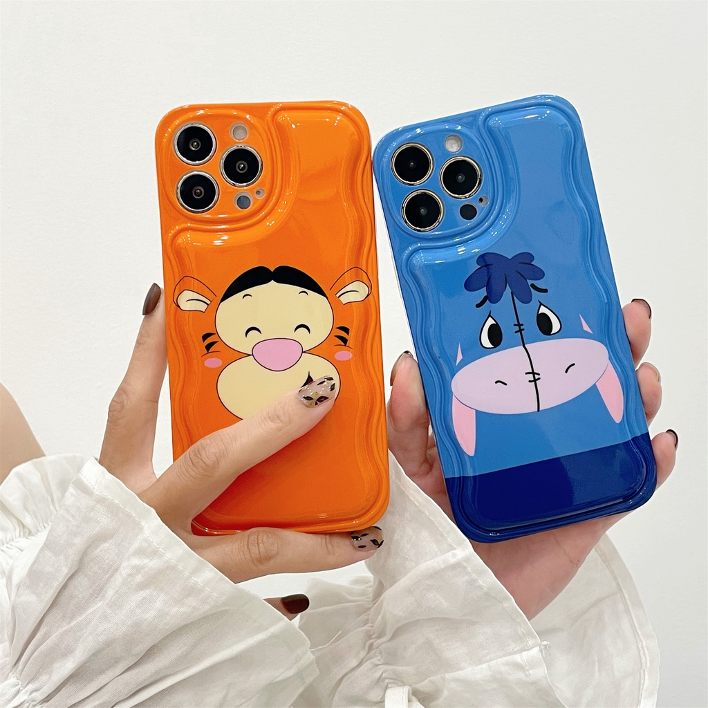Ốp Điện Thoại Họa Tiết Hoạt Hình Winnie Dễ Thương Chống Sốc Cho iPhone 13/12/11/X
