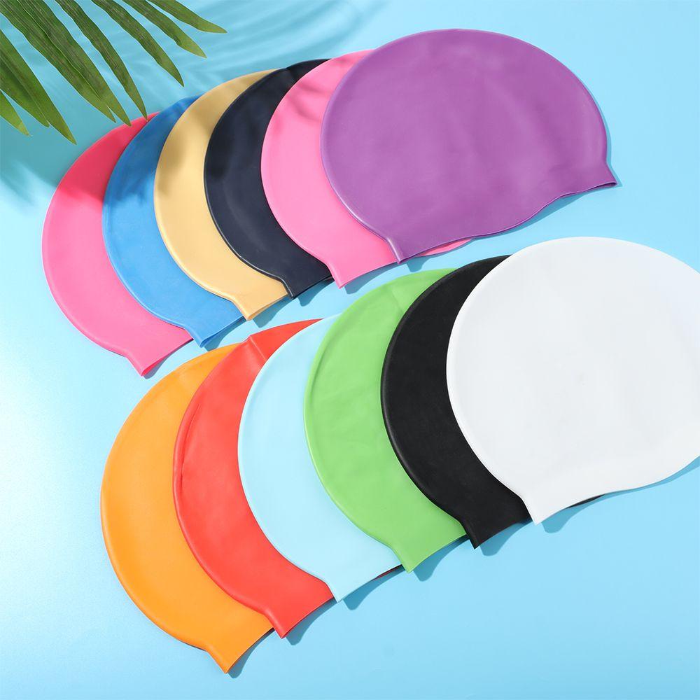 MYRONGVN Mũ Bơi Siêu Mỏng Bảo Vệ Tai Chuyên Dùng Cho Người Lớn Và Trẻ Em