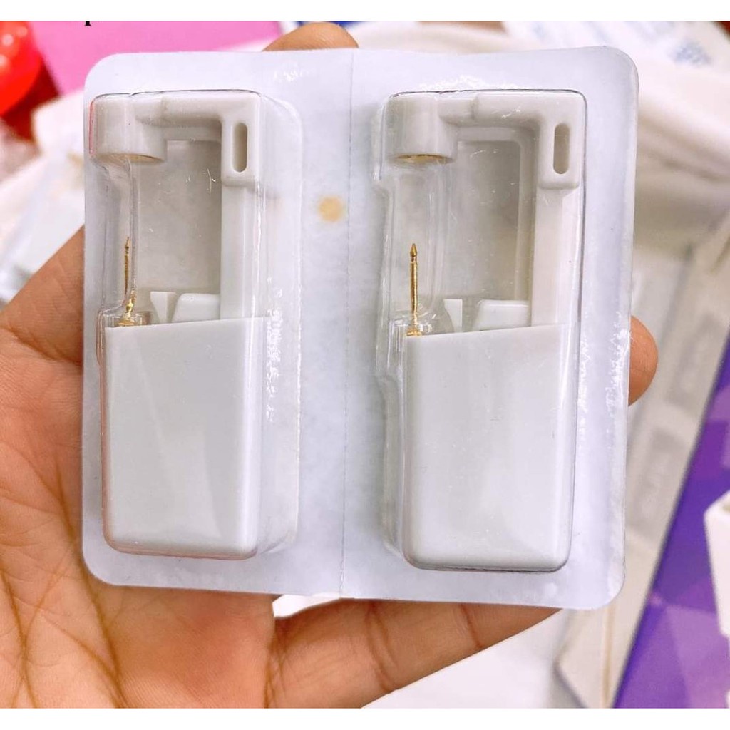 Đồ bấm lỗ tai  cho người lớn, trẻ em, bé sơ sinh - xài 1 lần, an toàn, tiện lợi