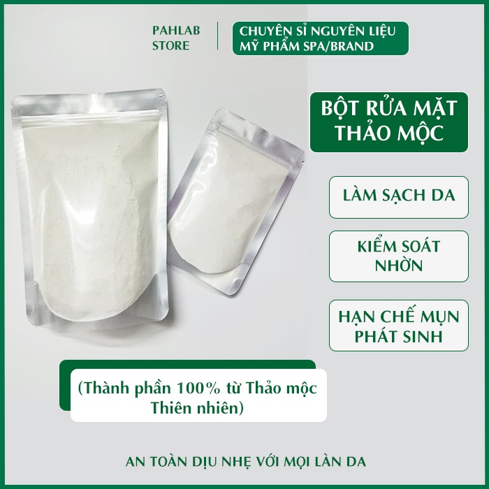 [100 gram] Bột rửa mặt Thảo mộc Handmade