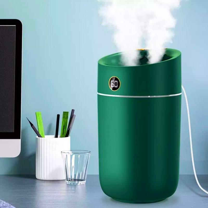 Máy Phun Sương Tạo Ẩm X12 Dung Tích Lớn 3 Lít Máy Khuếch Tán Tinh Dầu Cao Cấp 2 Đầu Phun Kép Giúp Thơm Phòng & Đuổi Muỗi