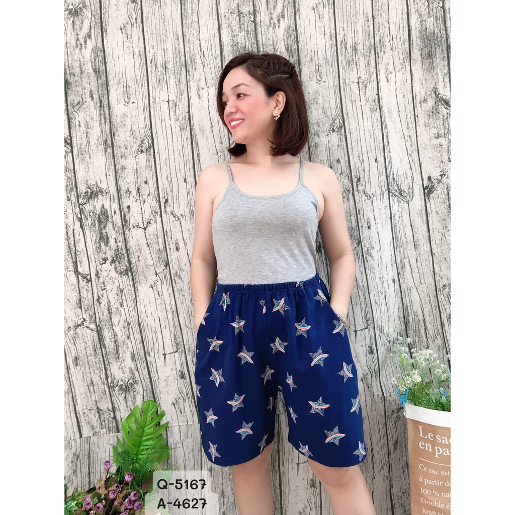 Quần đùi BIG SIZE lưng thun S a o lớn - 5167 - quan-mac-nha