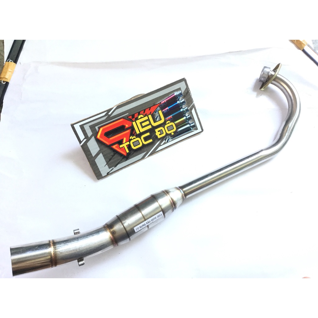 CỔ BẦU HƠI INOX exciter, winer, sonic, raider, satria, gsx, tfx, fz, cbr, r15,...