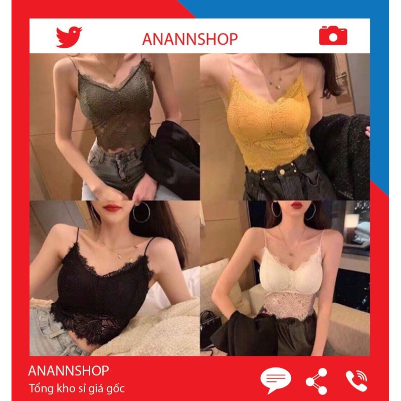 Áo Lót Ren 💖FREESHIP💖 Áo Bra Ren Không Gọng Hai Dây Nâng Ngực Sexy Quyễn Rũ 9936