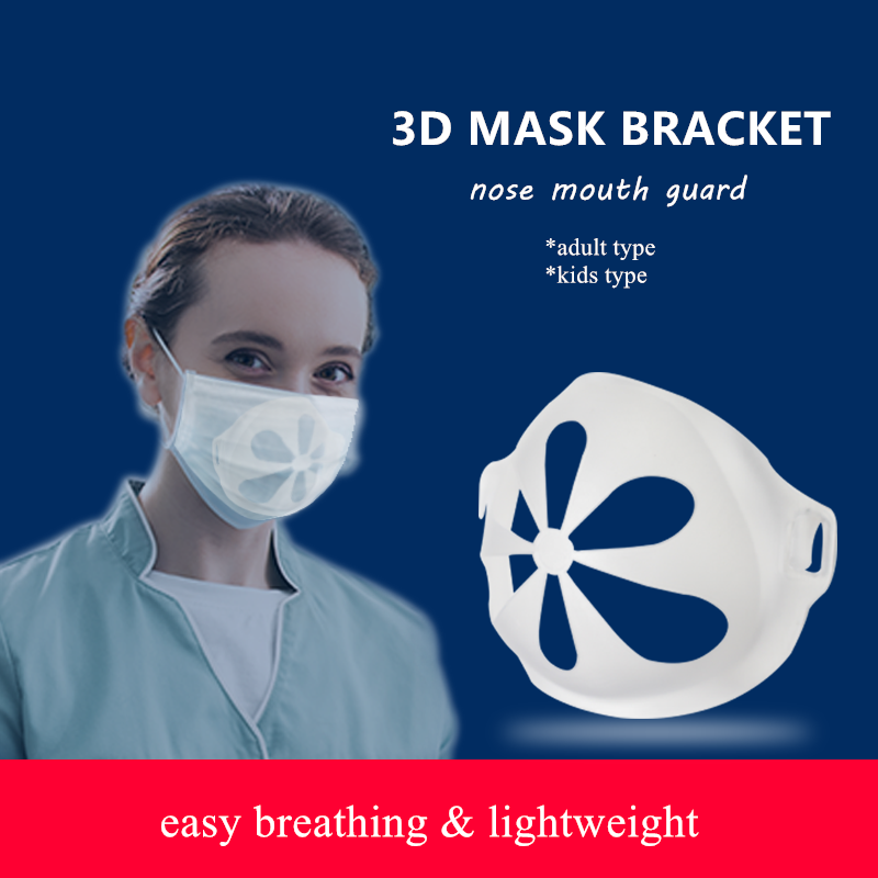 Giá Đỡ Khẩu Trang 3D Bằng Nhựa Mềm Dành Cho Người Lớn Và Trẻ Em