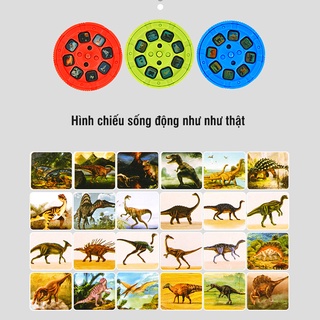 Đèn pin chiếu hình cho bé 5 chủ đề