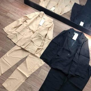 Set vest dài sale sale sale 150k màu kem