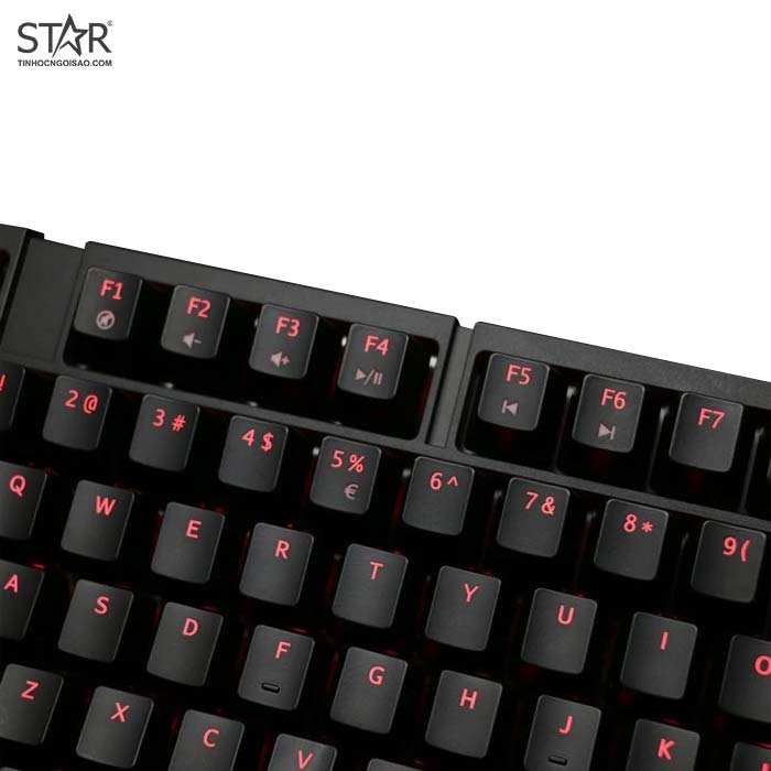 Bàn Phím Cơ Asus M801 Led Gaming Kailh Red Switch TKL (Đen)