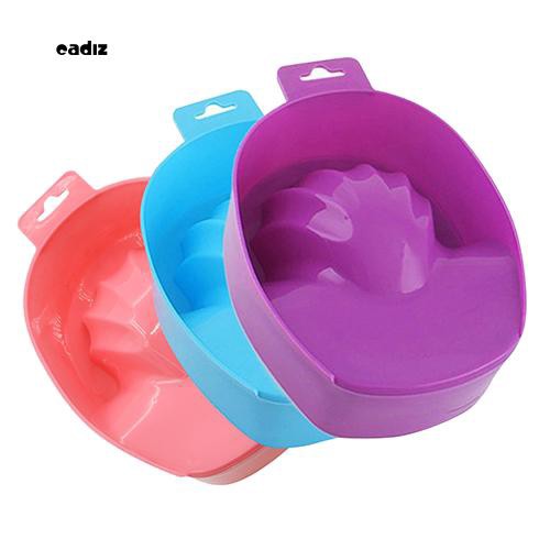 [Hàng mới về] Khay nhựa màu trơn dùng để rửa lớp sơn móng tay hiệu quả cao