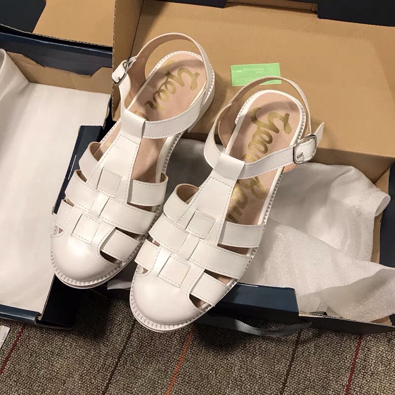 Sandal da đan ngang . xuất uk