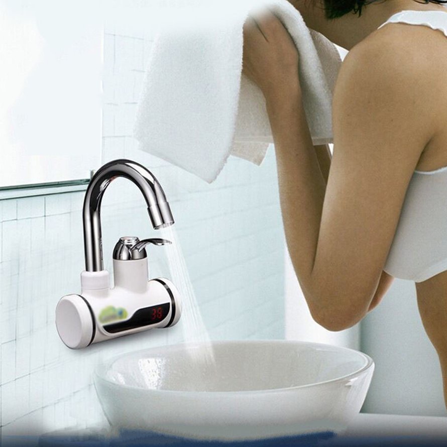Bếp điện Vòi làm nóng nhanh Màn hình nghiêng Màn hình kỹ thuật số King Bend