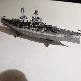 Mô hình 3D Kim Loại Lắp Ráp Thiết Giáp Hạm USS Arizona BB-39 Thuộc Hạm Đội Hải Quân Mỹ  (Tự Lắp Ráp)