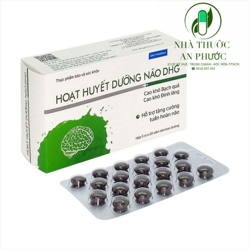 Hoạt huyết dưỡng nào DHG ⚡ CAM KẾT CHÍNH HÃNG ⚡ Tăng cường tuần hoàn máu não, Phục hồi các chức năng sau tai biến
