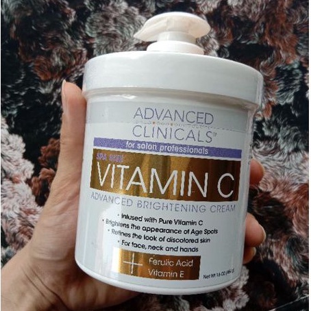 BỘ 3 KEM DƯỠNG BODY, MẶT VÀ CỔ ADVANCED CLINICALS 454 GRAM