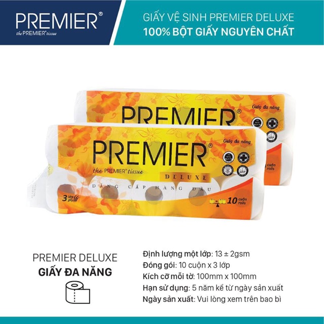 Giấy vệ sinh Premier Deluxe