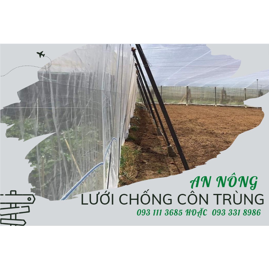 Lưới Trồng Rau Chống Côn Trùng Khổ 2.7m, 32 Mesh