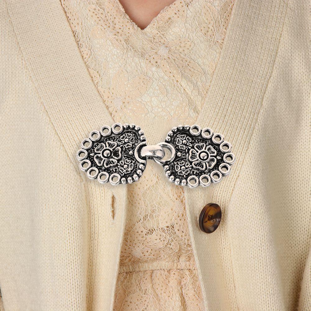 1 Kẹp Áo Khoác Cardigan Phong Cách Cổ Điển Thời Trang