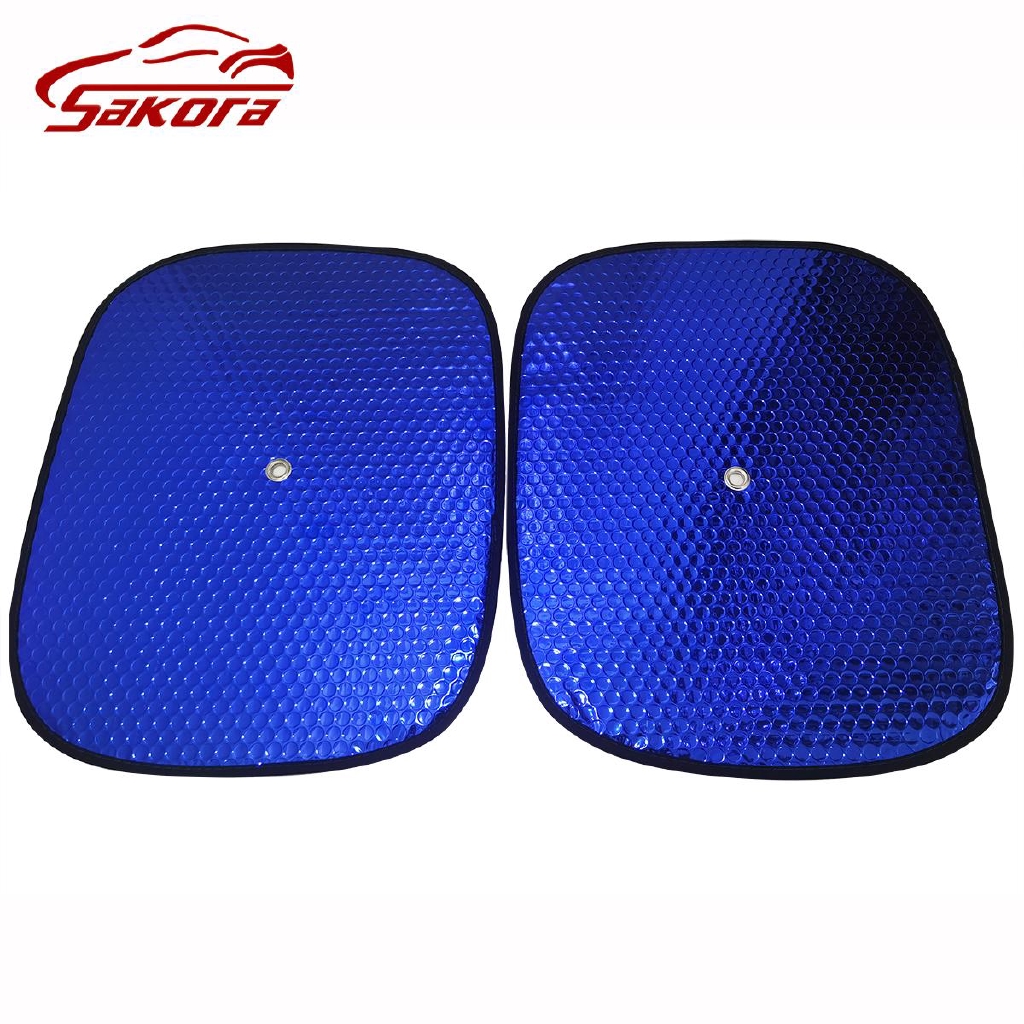 tấm che nắng phản chiếu, vật liệu cách nhiệt phản chiếu nhôm và bạc, tấm che nắng nhỏ không thấm nước (2 tấm) [ZYB1004]